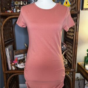Pink Short Sleeve Dress